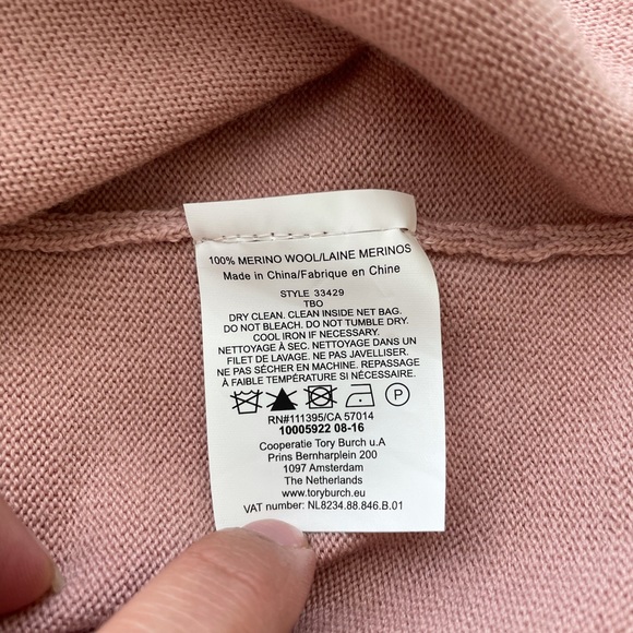 Tory Burch 100% merino wool tunic sweater - Picture 5 of 7